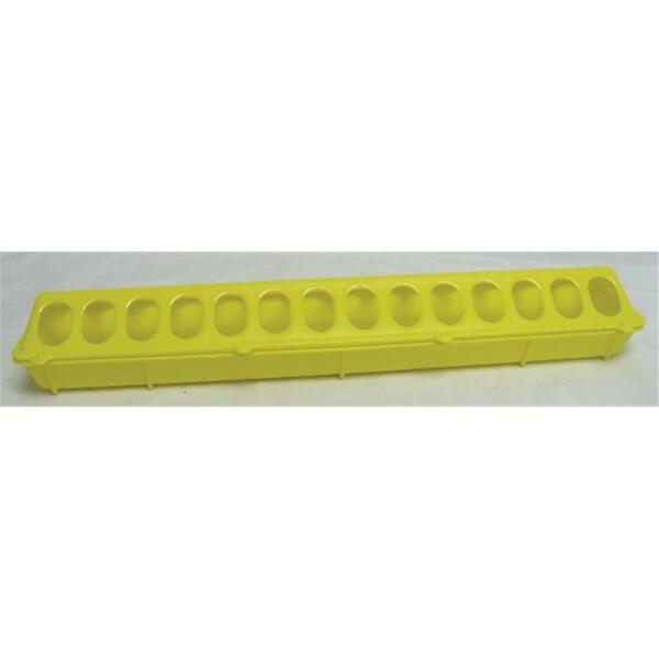 Miller Mfg Co Flip-top Poultry Feeder- Yellow 20 Inch - 820YELLOW 957686